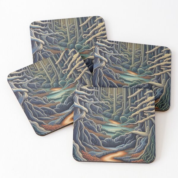 Item preview, Winding Way Through Woods designed and sold by EpicFoxArt.