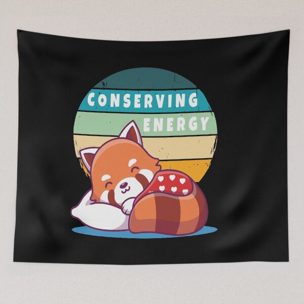 Item preview, Red Panda Conserving Energy designed and sold by alw951.