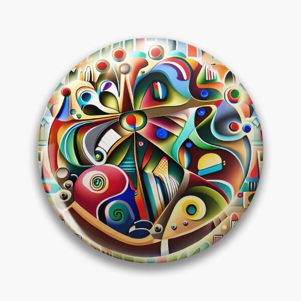 Item preview, Wassily Kandinsky original inspired coloured art designed and sold by Estalon.
