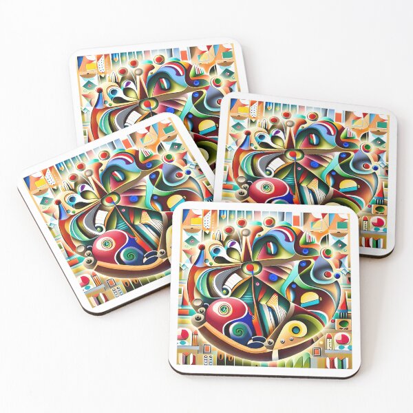 Artikelvorschau, Wassily Kandinsky original inspirierte farbige Kunst entworfen und verkauft von Estalon.
