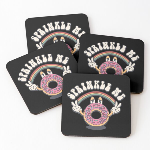 Item preview, Sprinkle Me Funny Groovy Donut designed and sold by jmbeezee.