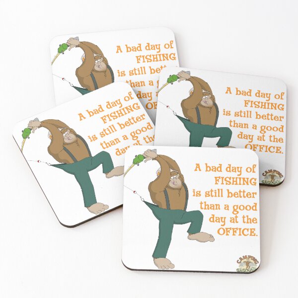 Item preview, Sasquatch and a bad day fishing. designed and sold by LethalChicken.