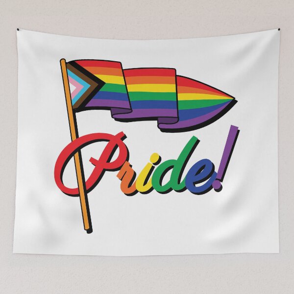 Item preview, Progress Flag - Pride - Support yourself and those you love! designed and sold by Chele Martines.