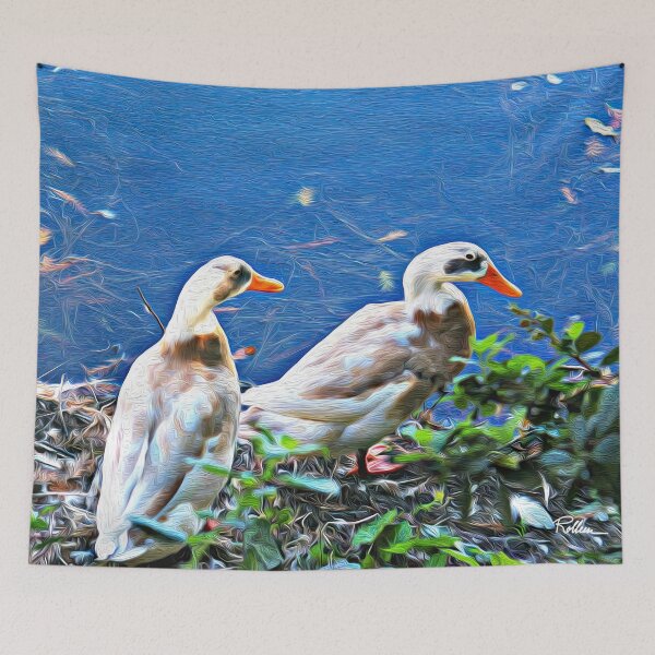 Item preview, DUCKS AT PALACE OF FINE ARTS designed and sold by ArtbyRolleen.