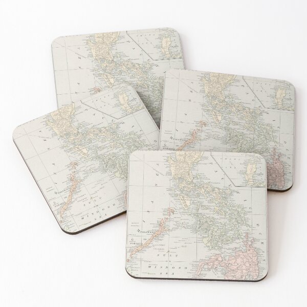 Item preview, Vintage Map of The Phillipines (1901) designed and sold by BravuraMedia.