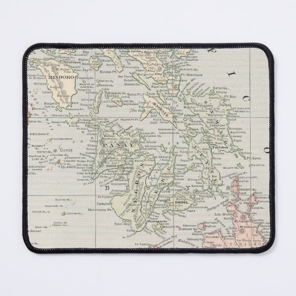 Item preview, Vintage Map of The Phillipines (1901) designed and sold by BravuraMedia.