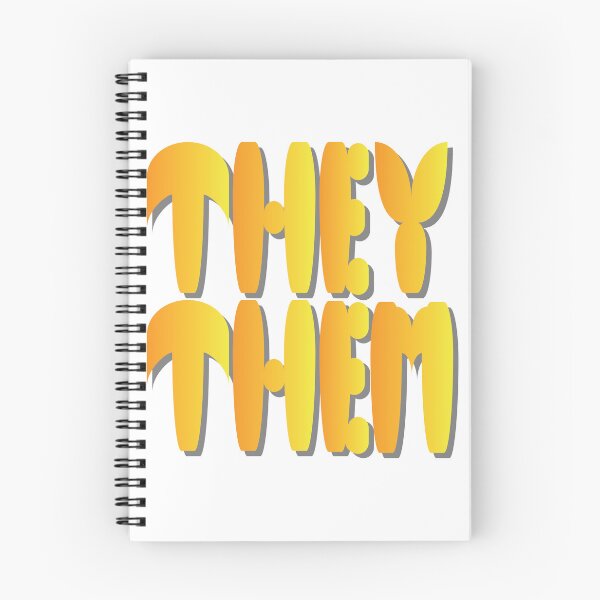 Item preview, They/Them Pronouns- Support yourself and those you love! designed and sold by Chele Martines.