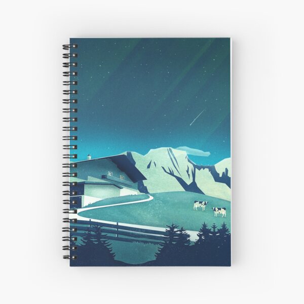 Alpine hat Spiral Notebook