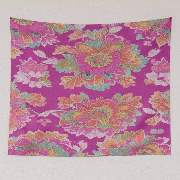 Item preview, Vibrant Fuchsia multicolor pattern designed and sold by mrcwr2.