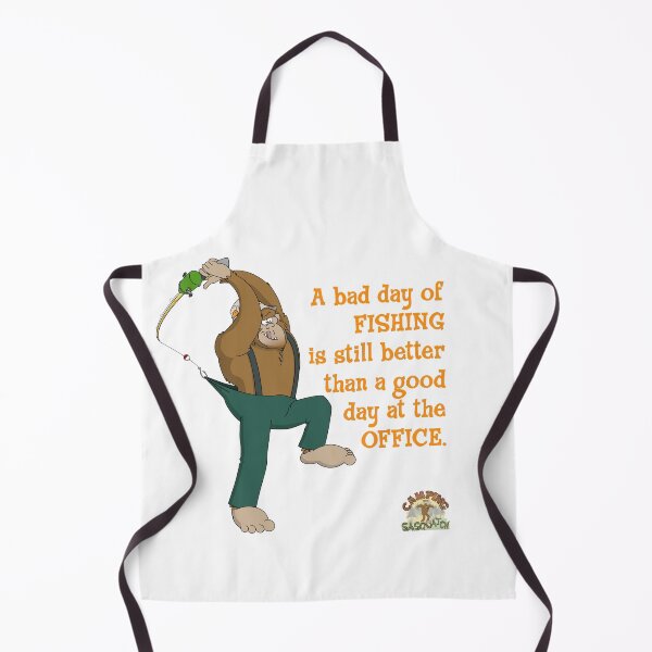 Item preview, Sasquatch and a bad day fishing. designed and sold by LethalChicken.