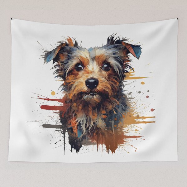 Item preview, Terrier Dog - Paint Splatter designed and sold by Technobesity.