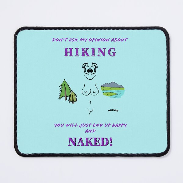 Item preview, Hiking Naked Female designed and sold by NUDIMS.