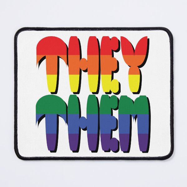 Item preview, They/Them Pronouns- Support yourself and those you love! designed and sold by Chele Martines.