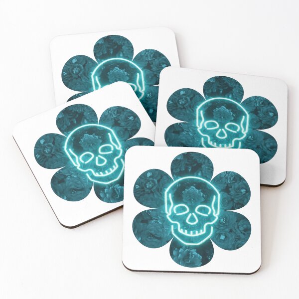 Item preview, Blue Skull Flower designed and sold by Lil-odds-n-ends.