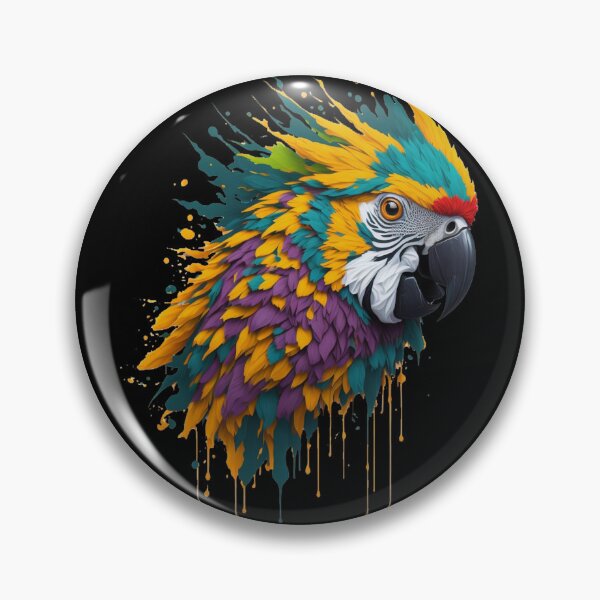 Item preview, Splash Art Parrot Digital Art designed and sold by shirtysphaere.