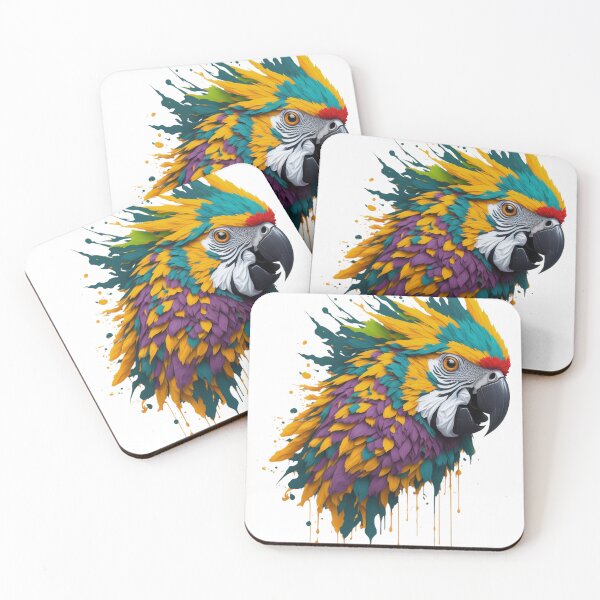 Item preview, Splash Art Parrot Digital Art designed and sold by shirtysphaere.