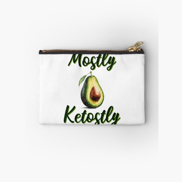 Item preview, Keto Diet Mostly Ketostly Pun designed and sold by artfulnotebook.
