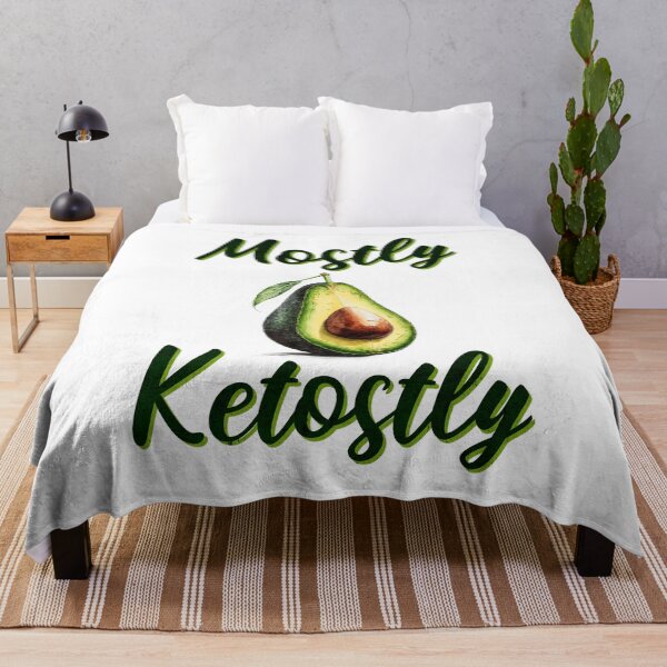 Item preview, Keto Diet Mostly Ketostly Pun designed and sold by artfulnotebook.