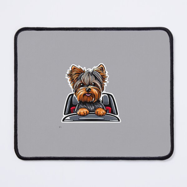 Item preview, Yorkie in the passenger side of his best friend's ride designed and sold by timgd22.