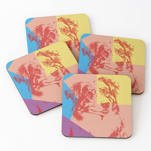 Item preview, Pop Art Effect Australian Shepherd / Australian Shepherd / Dog Lover Gift designed and sold by DesignHouse07.