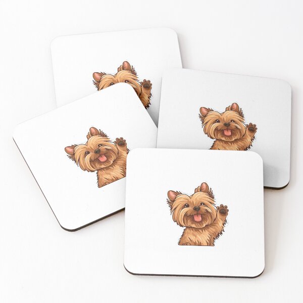 Item preview, Yorkie greeting designed and sold by timgd22.