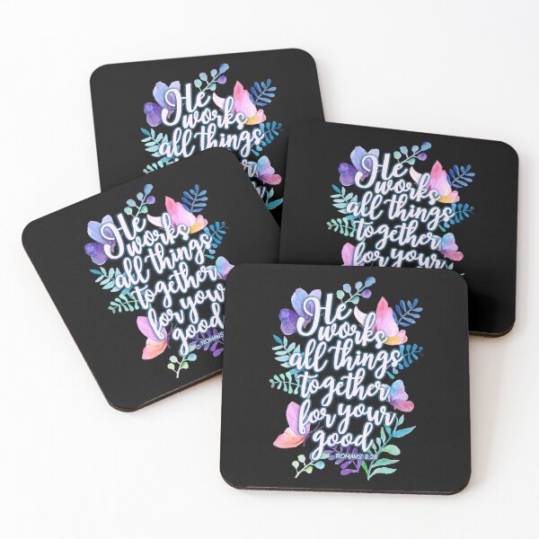 Item preview, Romans 8:28 Watercolor Butterflies designed and sold by amazingjoy.
