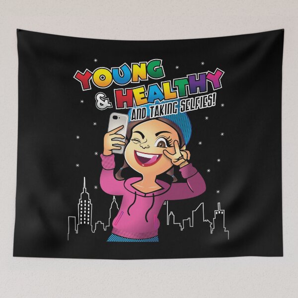 Item preview, Young & Healthy and Taking Selfies! designed and sold by LatinSaint.