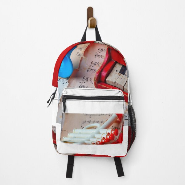 Item preview, Toy Red Piano And Blue Trumpet designed and sold by Garry Gay.