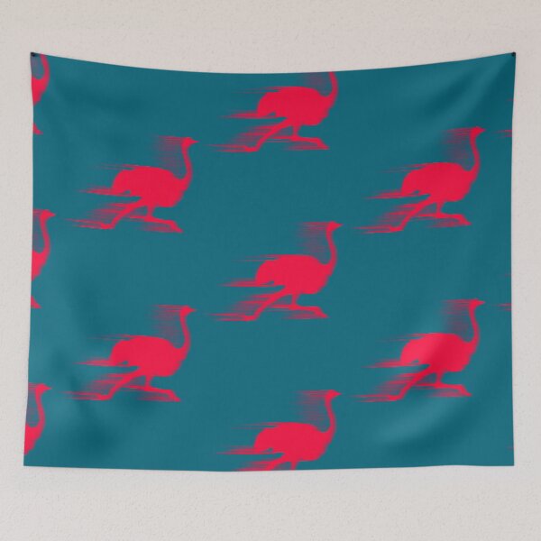 Item preview, Ostrich running - red20 designed and sold by Crazypentem.