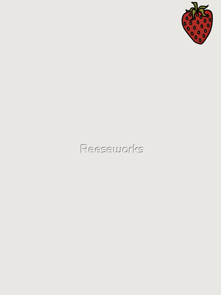 Aperçu 6 sur 6. Sweat à capuche oversize premium avec l'œuvre fraise créée et vendue par Reeseworks.