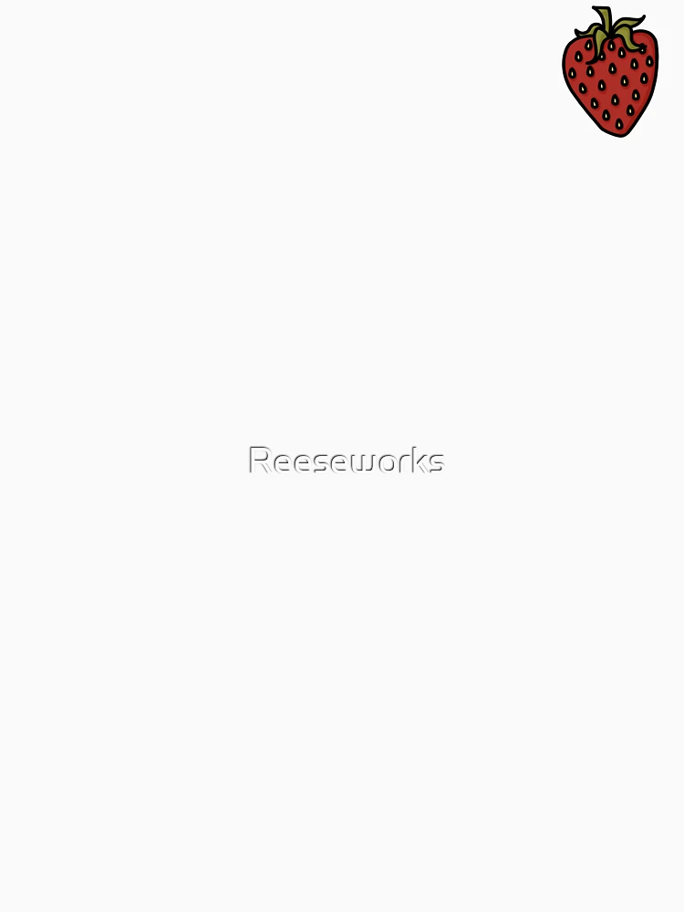 Aperçu 6 sur 6. Sweat à capuche épais avec l'œuvre fraise créée et vendue par Reeseworks.