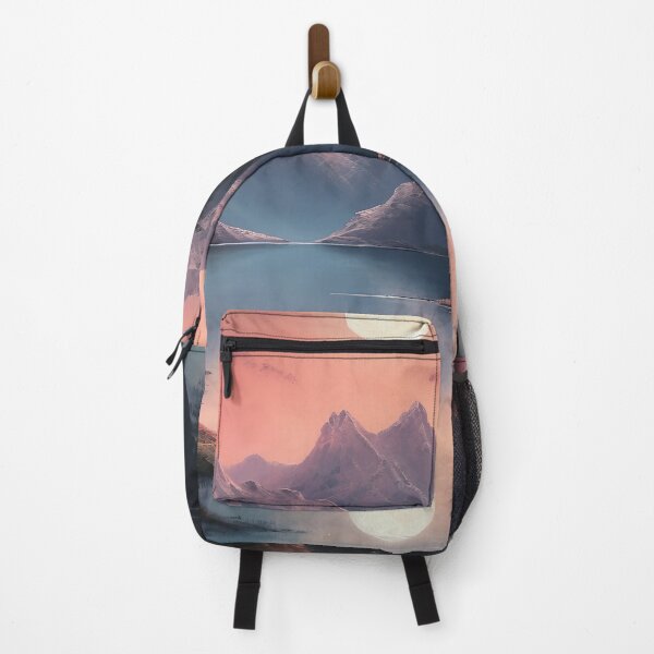 Item preview, a captivating painting of majestic mountains designed and sold by Wilderness Algorithm.