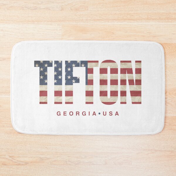 Item preview, Tifton Georgia Vintage American Flag Design designed and sold by Futurebeachbum.