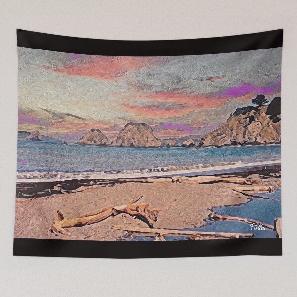 Item preview, MARIN HEADLANDS BEACH designed and sold by ArtbyRolleen.