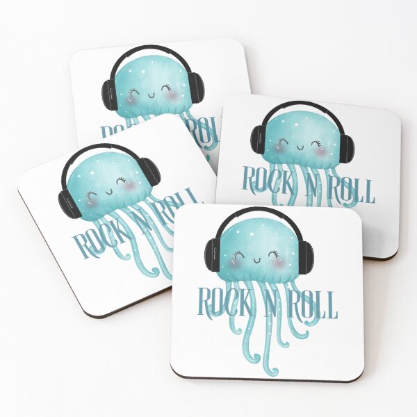 Item preview, Jelly fish listening to music. designed and sold by coneirvin.