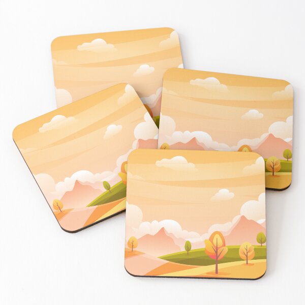 Item preview, Whimsical Hand-Drawn Autumn Landscape designed and sold by hjian8219.