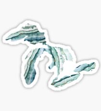 Great Lakes Blue Agate Sticker