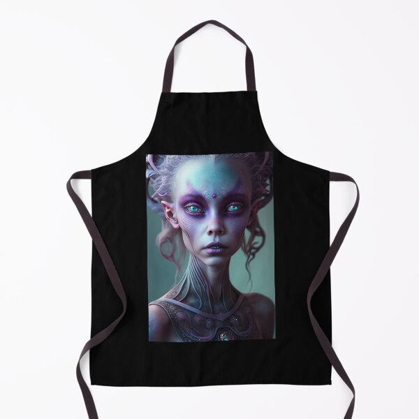 Item preview, Veined Alien Female with Bright Blue Eyes designed and sold by LovelaceVisuals.