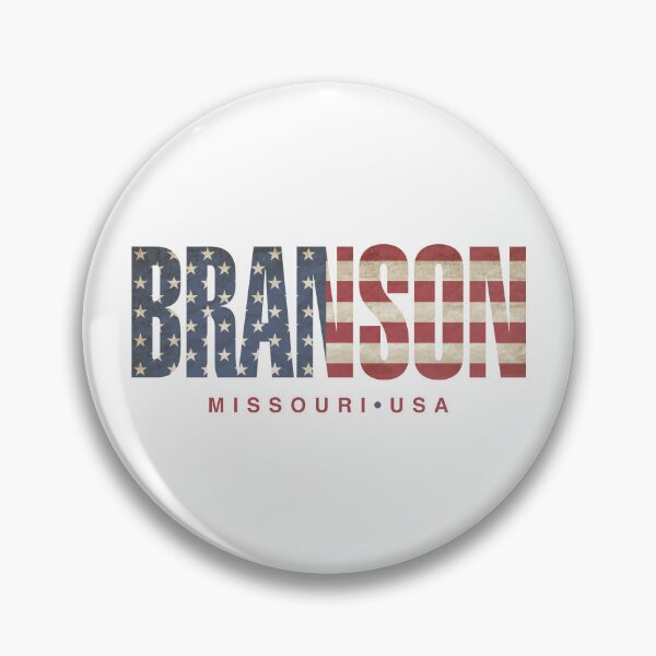 Item preview, Branson Missouri Vintage American Flag Design designed and sold by Futurebeachbum.
