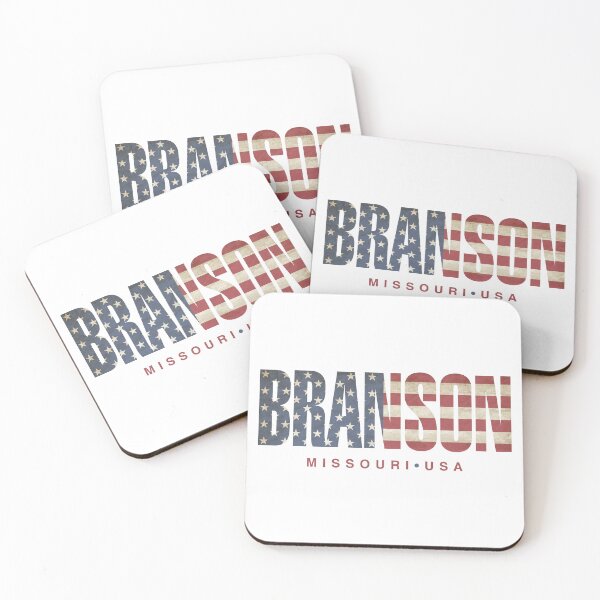 Item preview, Branson Missouri Vintage American Flag Design designed and sold by Futurebeachbum.