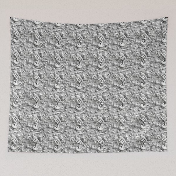Item preview, Clay Fusion: Abstract 3D Seamless Pattern designed and sold by DreamBlazeStu.