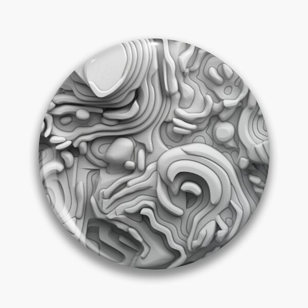 Item preview, Clay Fusion: Abstract 3D Seamless Pattern designed and sold by DreamBlazeStu.