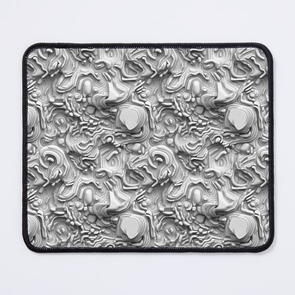 Item preview, Clay Fusion: Abstract 3D Seamless Pattern designed and sold by DreamBlazeStu.