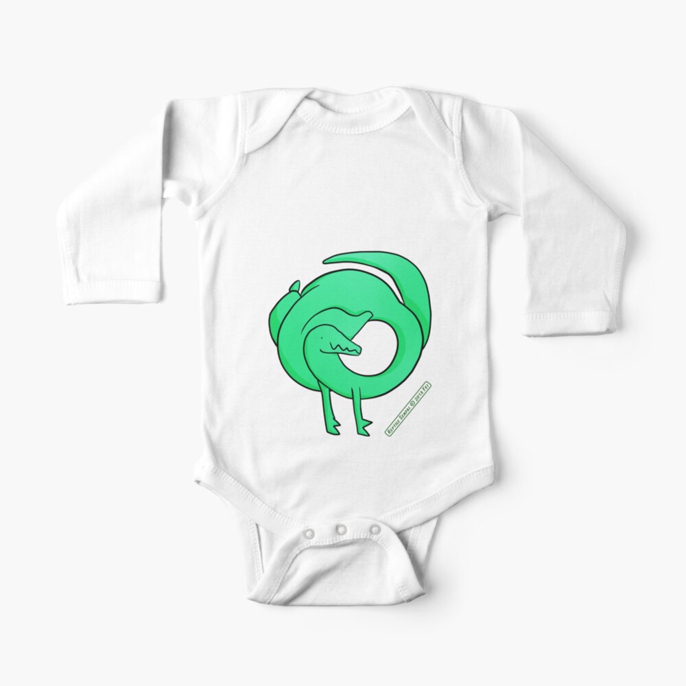 Item preview, Long Sleeve Baby One-Piece designed and sold by reptilesenpai.