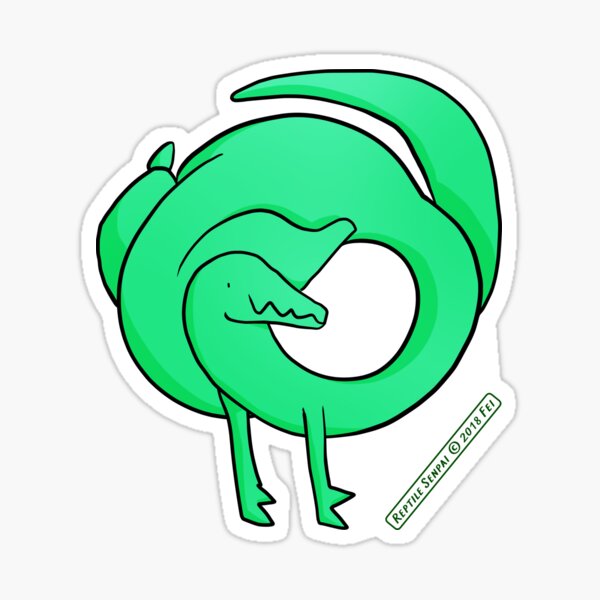 Reptile Senpai S02E01 Sticker