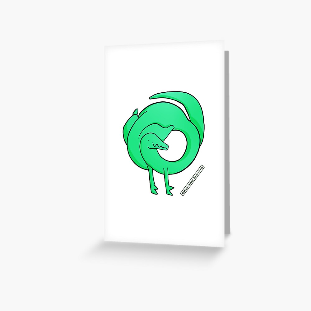 Item preview, Greeting Card designed and sold by reptilesenpai.