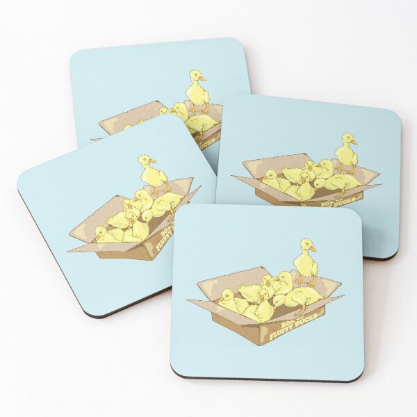 Aperçu de l'œuvre Boîte de canards moelleux créée et vendue par piedaydesigns.