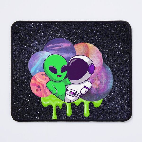 Item preview, alien with astronaut designed and sold by Les125.