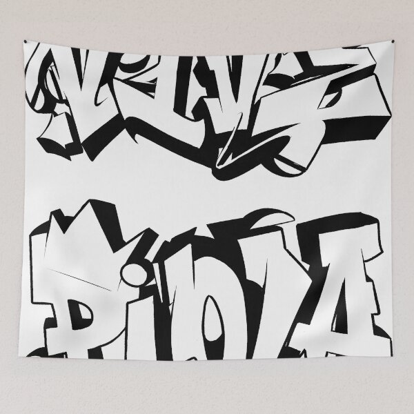 Item preview, lettering vive piola designed and sold by blak-kiwi.