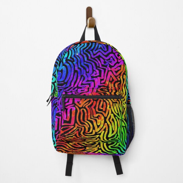 Item preview, Rainbow Swirl Waves designed and sold by KitKattyDesigns.